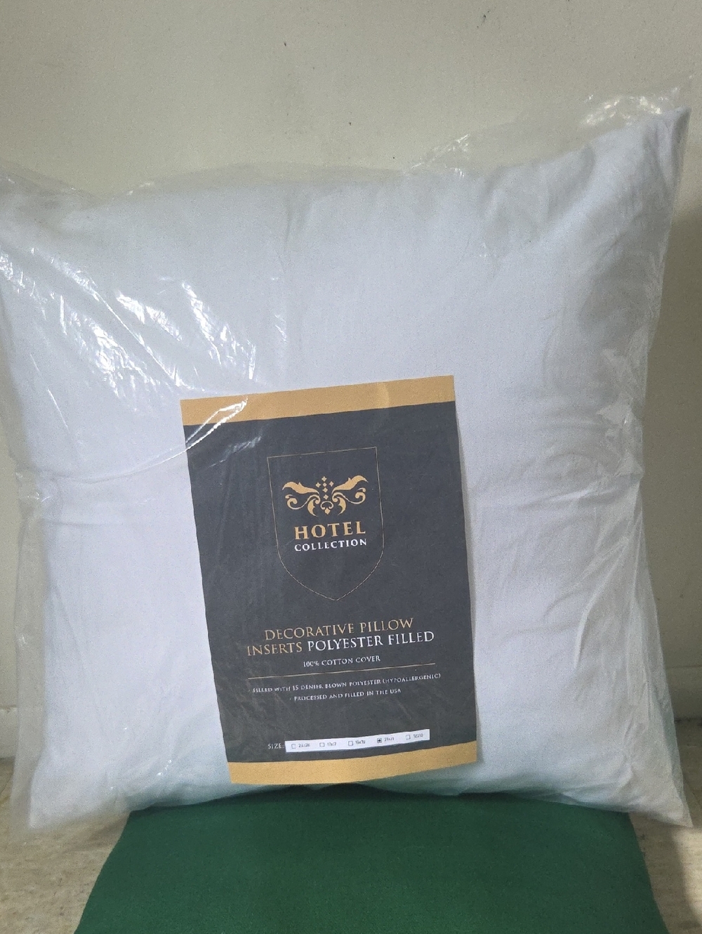 Hotel Collection White Decorative Pillow 21 X 21